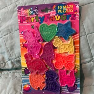 Vintage 1990 Lisa Frank Party Favors - Maze Puzzles